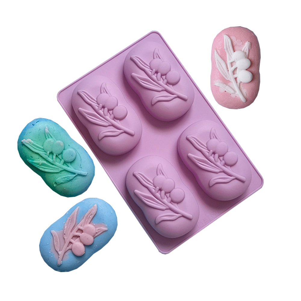 4 Cavities Oval Olive Tree Sil - Candle Supplies In Bulk recensione e prezzo