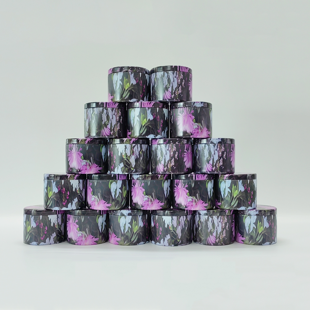 20Pcs 4oz Floral Luxury Round  - Metal Tin Lid 4Oz recensione e prezzo