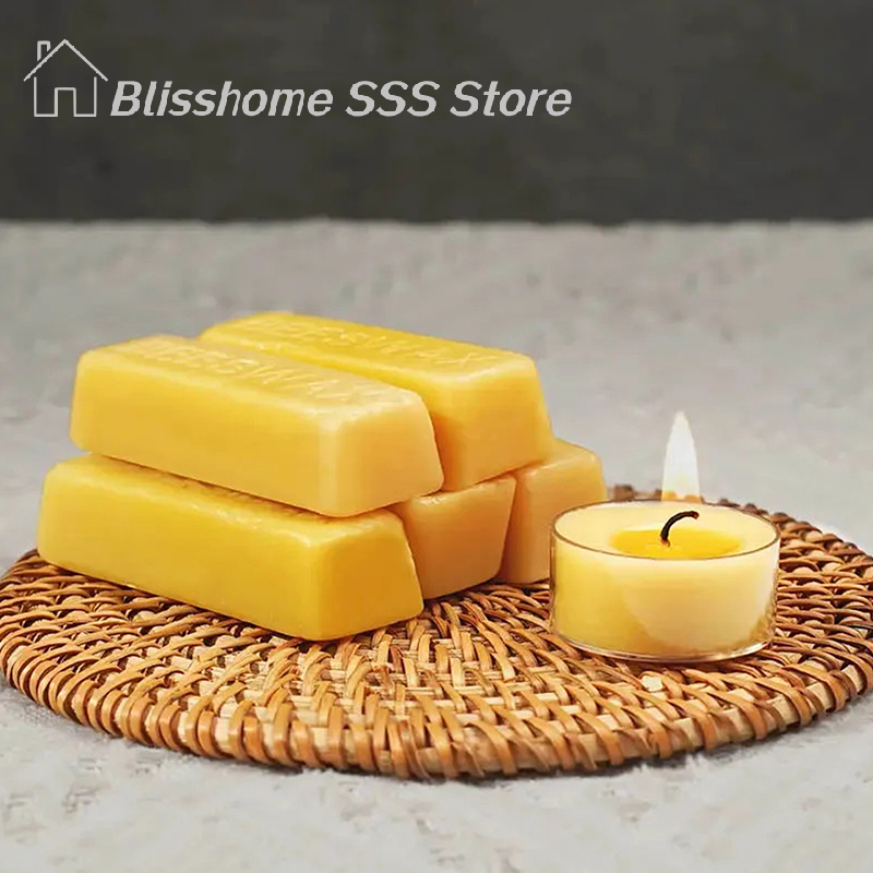 【S】4/8Pcs Pure Beeswax Blocks, - Candle Supplies In Bulk recensione e prezzo