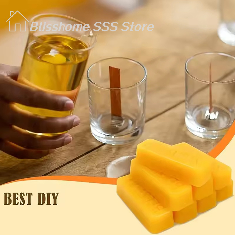 【S】4/8Pcs Pure Beeswax Blocks, - Candle Supplies In Bulk recensione e prezzo
