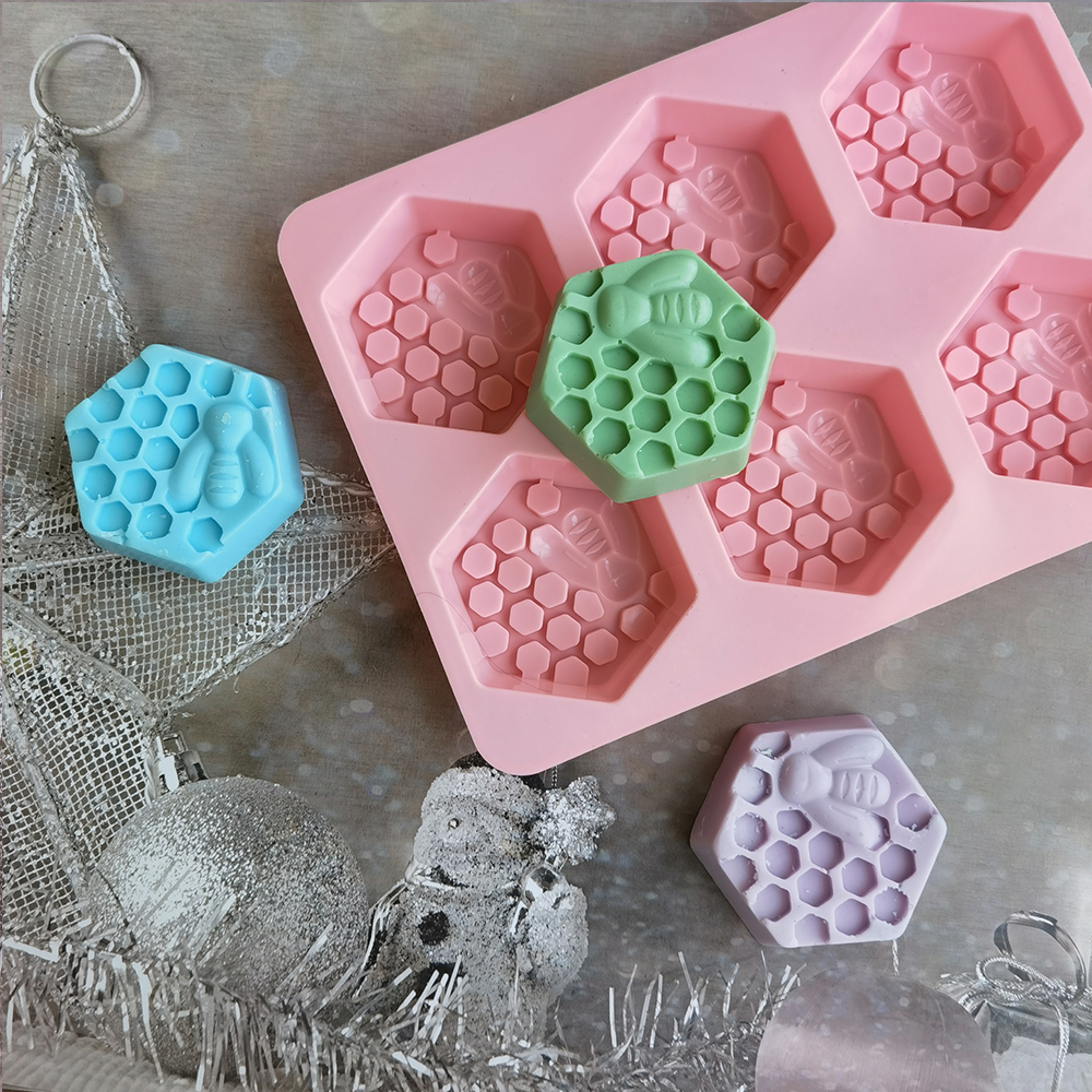 Silicone Hexagonal Bee Soap Mo - Candle Supplies In Bulk recensione e prezzo