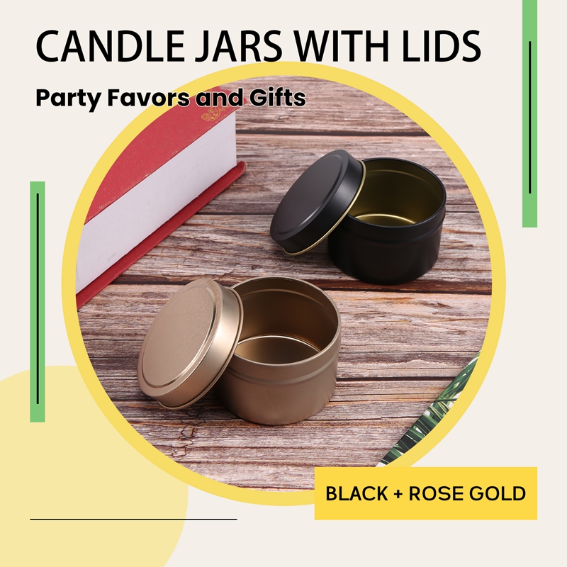 24 Pack Candle Tin Cans with L - Metal Tin Lid 4Oz recensione e prezzo