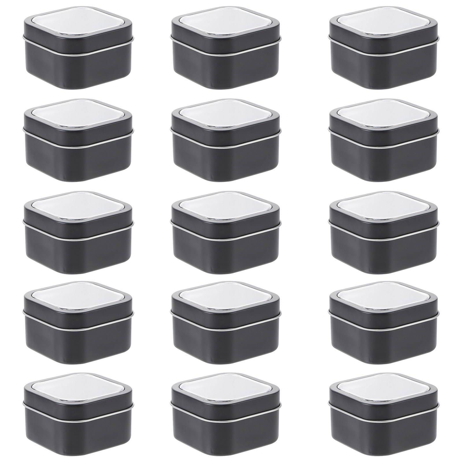 15Pcs Gift Packaging Boxes Squ - Metal Tin Lid 4Oz recensione e prezzo