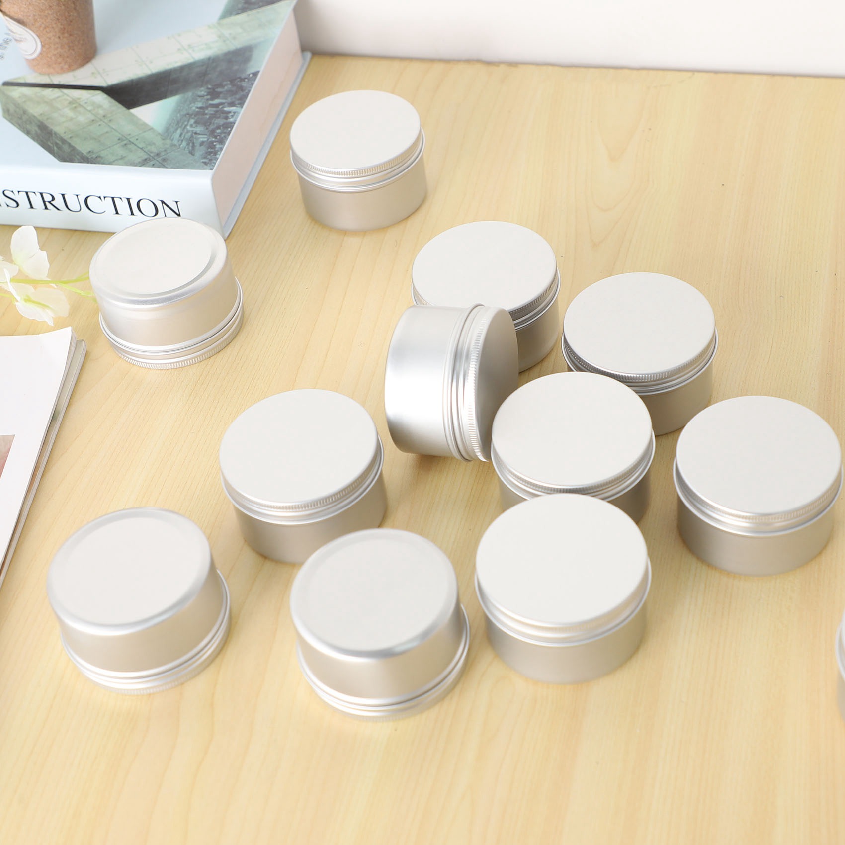 Stock Quantity 12Pcs 4Oz Metal - Metal Tin Lid 4Oz recensione e prezzo