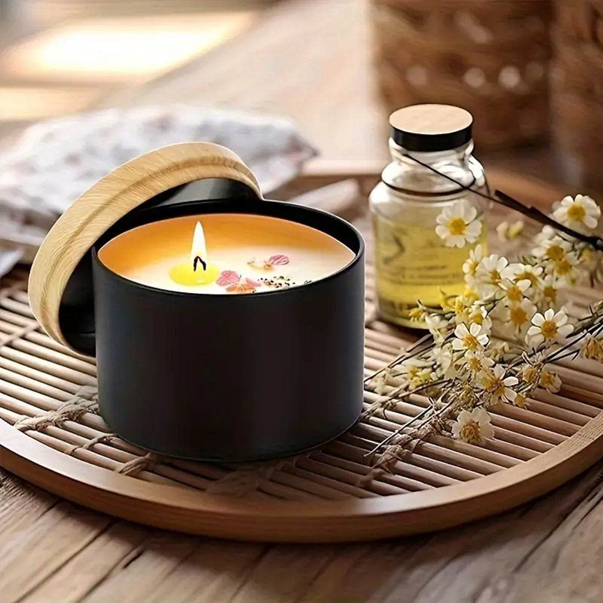 12pcs 4oz Candle Tins With Lid - Metal Tin Lid 4Oz recensione e prezzo