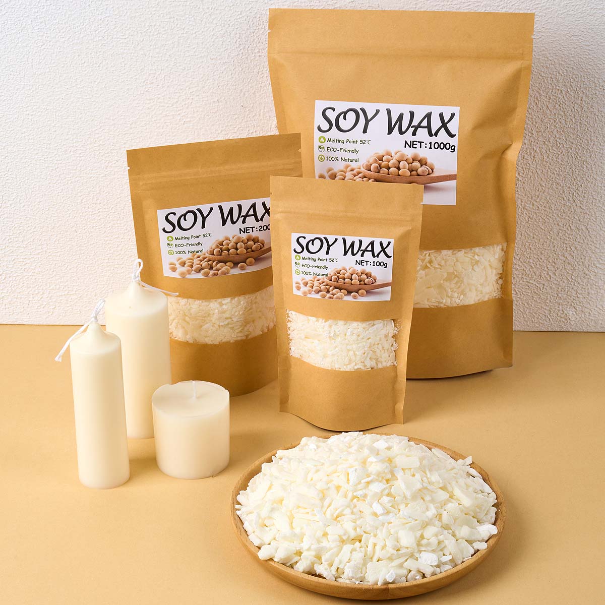 1 Pounds Pure White Soy Wax Fo - Candle Supplies In Bulk recensione e prezzo