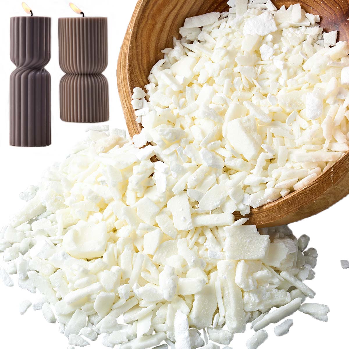 1 Pounds Pure White Soy Wax Fo - Candle Supplies In Bulk recensione e prezzo