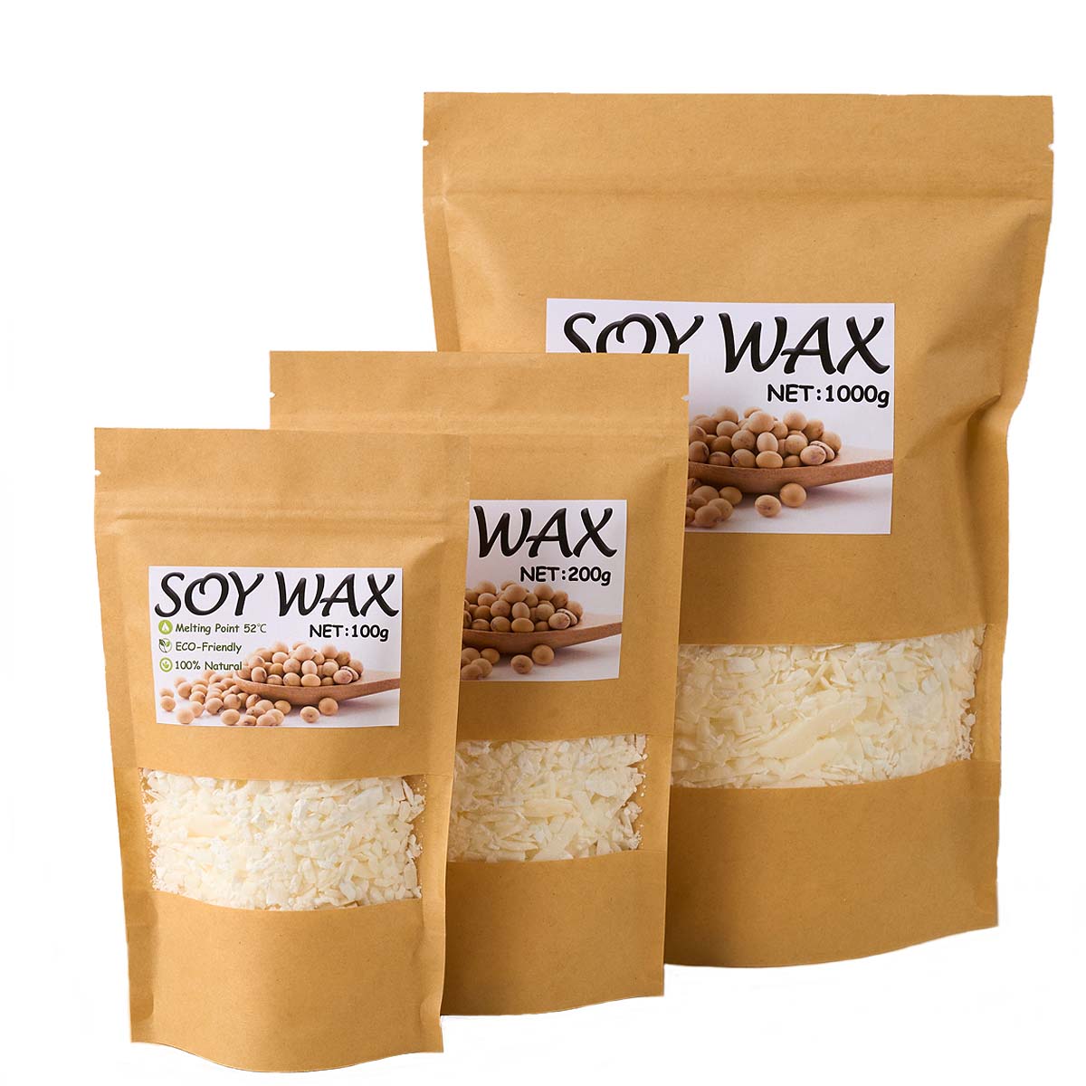 1 Pounds Pure White Soy Wax Fo - Candle Supplies In Bulk recensione e prezzo