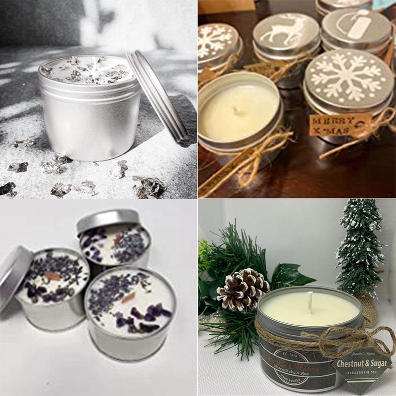 12Pcs 4Oz Metal Candle Tins fo - Metal Tin Lid 4Oz recensione e prezzo