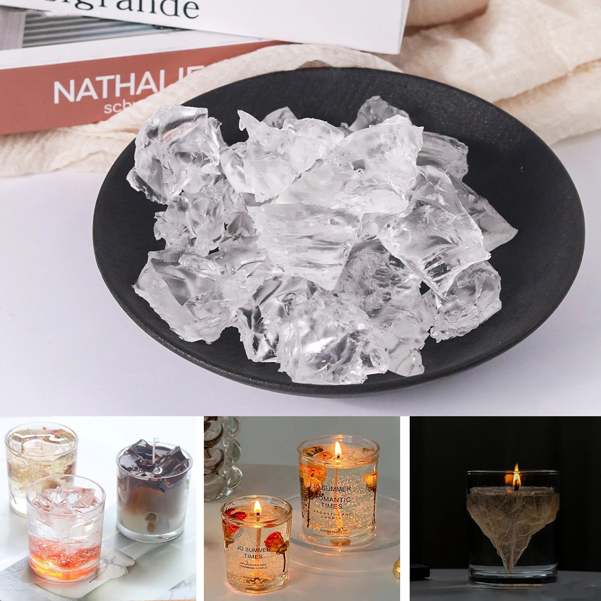 100G 7Colors Jelly Wax DIY Han - Candle Supplies In Bulk recensione e prezzo