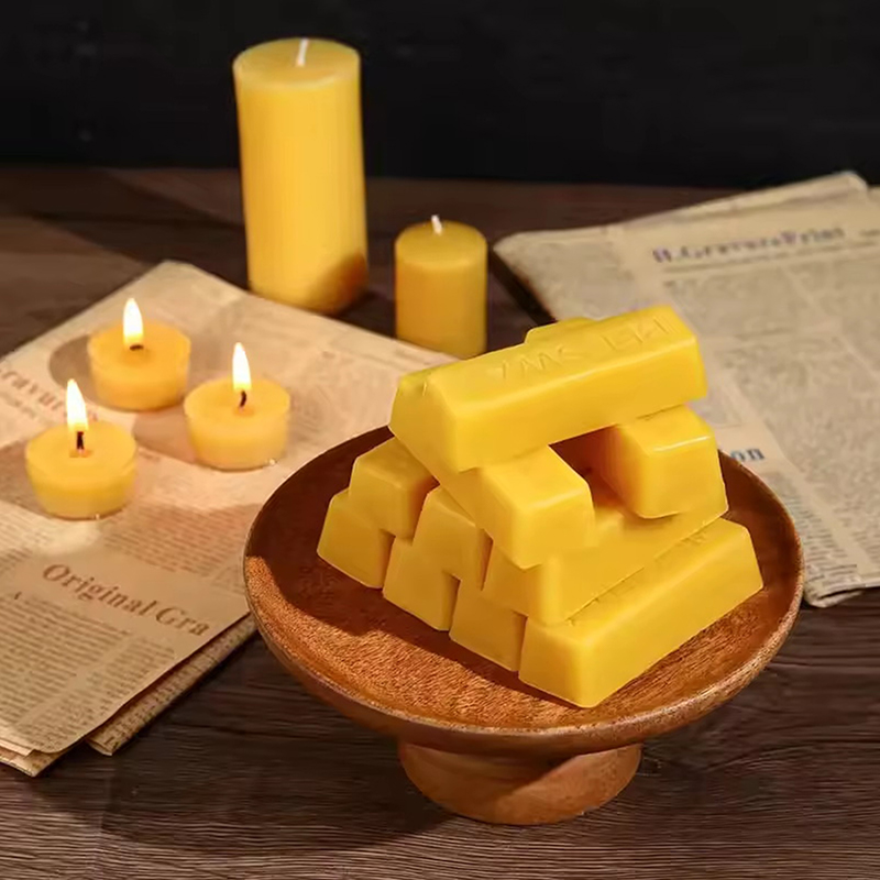 4/8pcs Pure Beeswax Blocks, Hi - Candle Supplies In Bulk recensione e prezzo