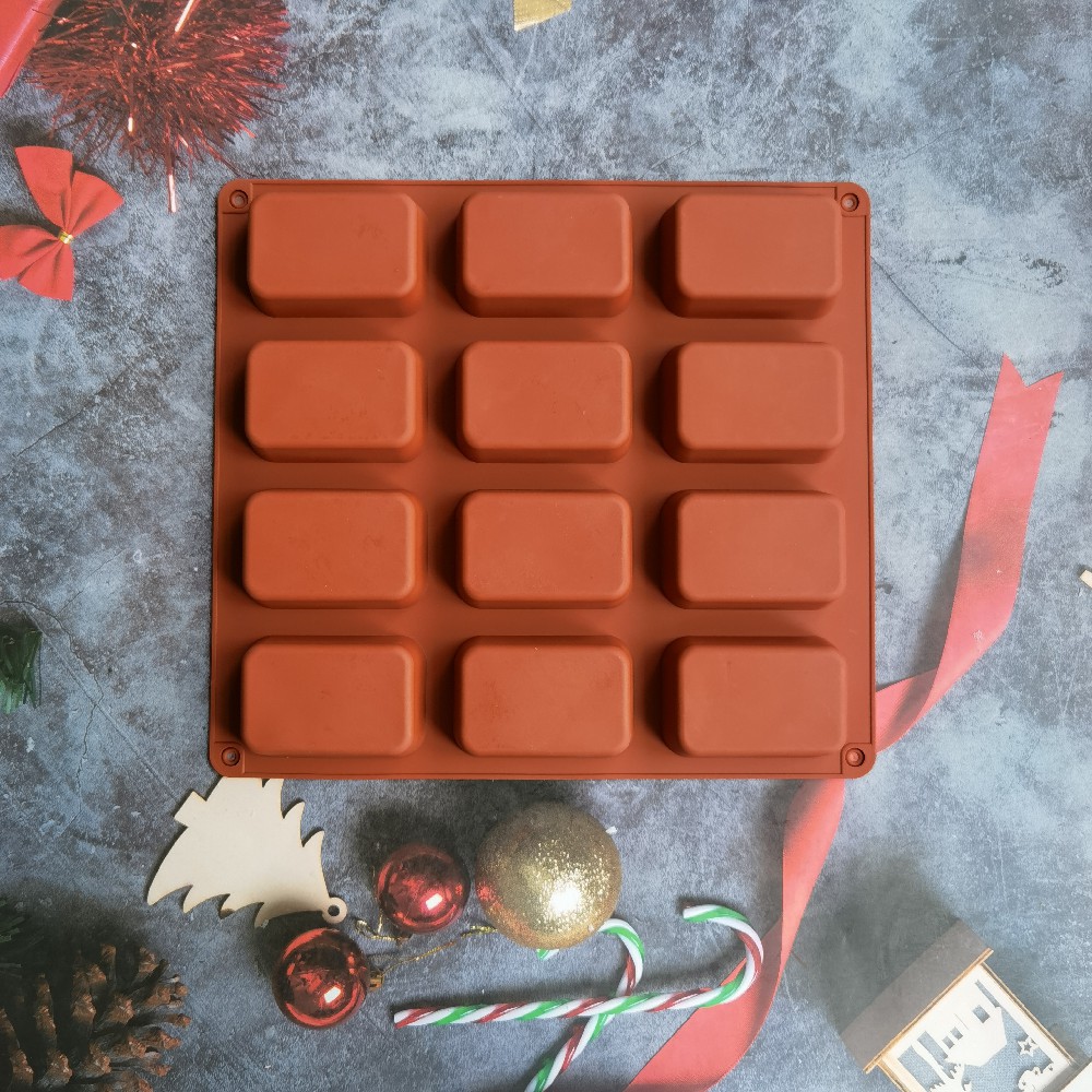12 Cavity Square Silicone Soap - Candle Supplies In Bulk recensione e prezzo