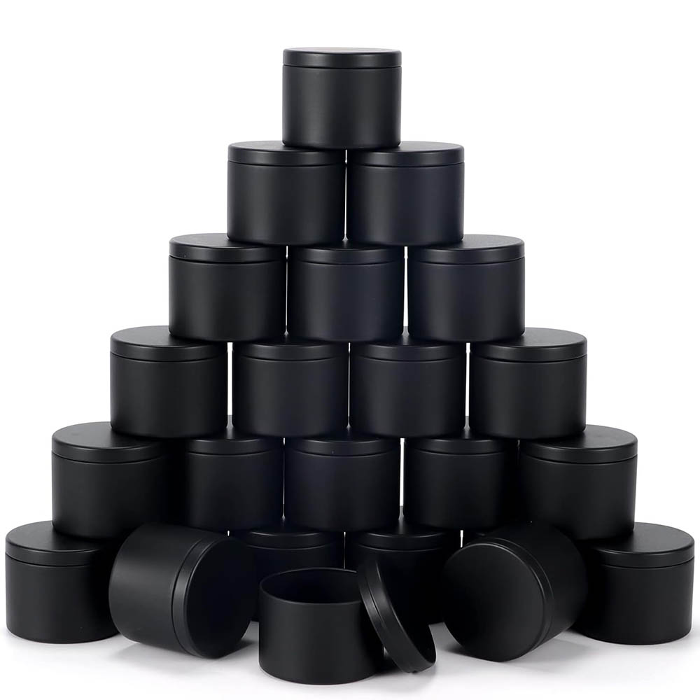 4Oz Black Candle Tins,Candle J - Metal Tin Lid 4Oz recensione e prezzo