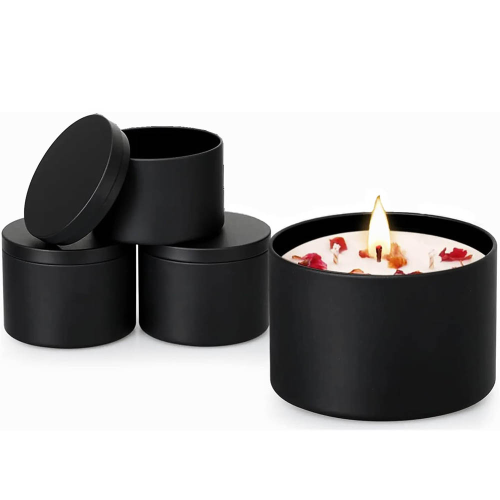 4Oz Black Candle Tins,Candle J - Metal Tin Lid 4Oz recensione e prezzo