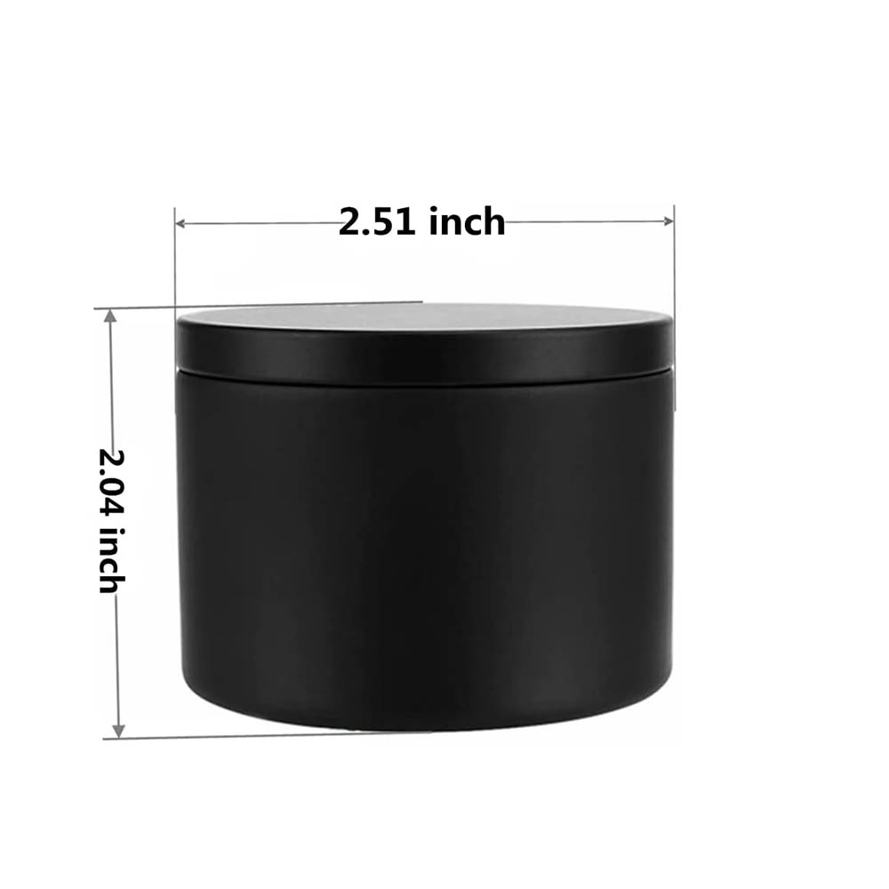 4Oz Black Candle Tins,Candle J - Metal Tin Lid 4Oz recensione e prezzo