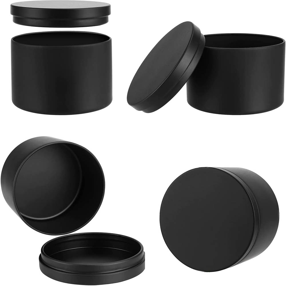 4Oz Black Candle Tins,Candle J - Metal Tin Lid 4Oz recensione e prezzo