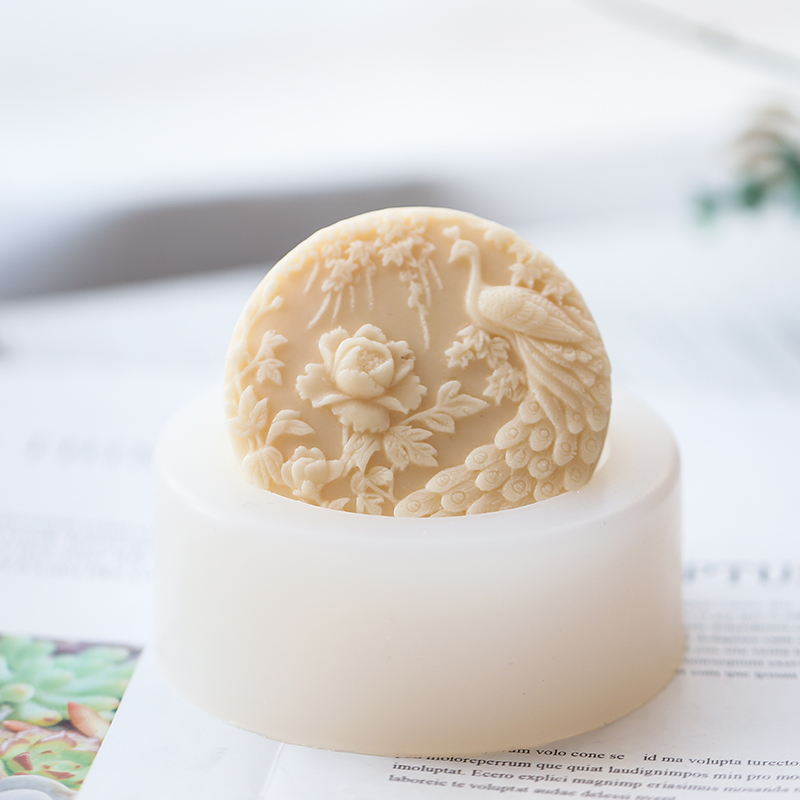 Peacock Flower Pattern Silicon - Candle Supplies In Bulk recensione e prezzo
