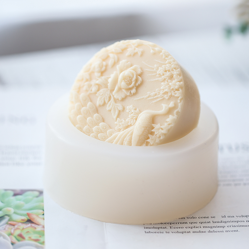 Peacock Flower Pattern Silicon - Candle Supplies In Bulk recensione e prezzo